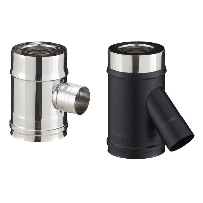 Elément droit inox avec prise d air pour poêle …