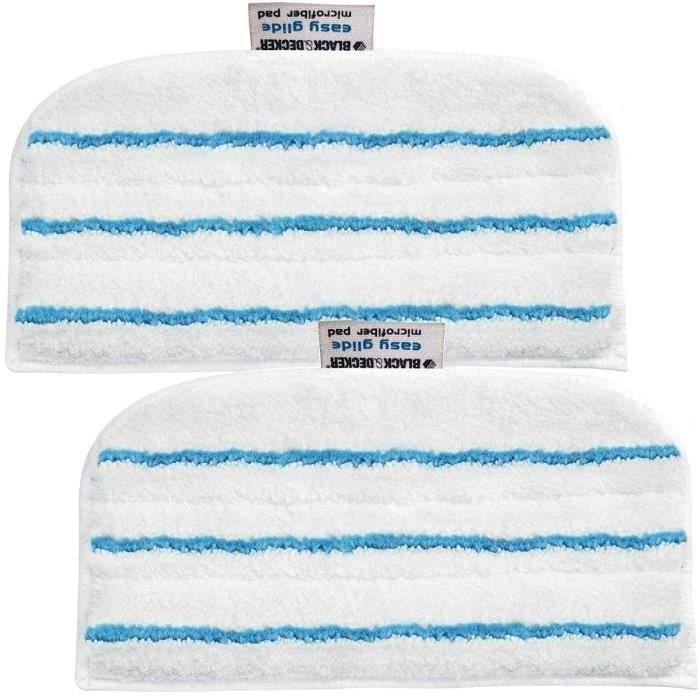 Black amp Decker Microfibre Steam Mop Cleaning Pad (2, Standard) by Black + Decker