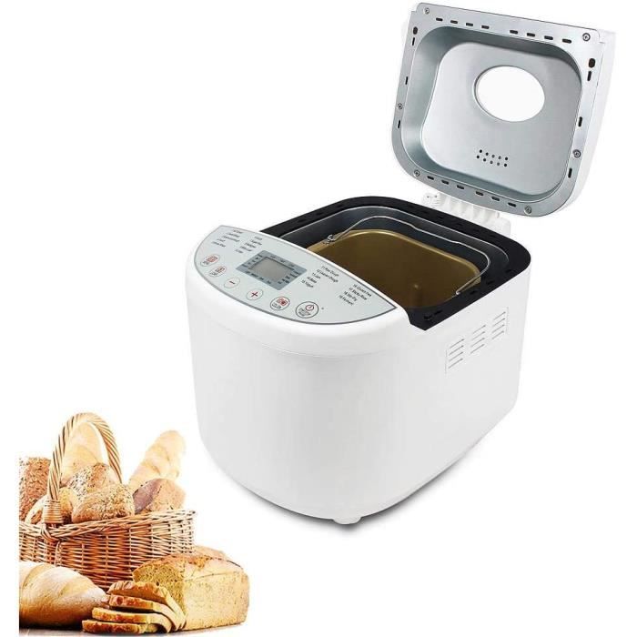 Sotech Machine à Pain, 19 Programmes pour Pain au Levain Naturel, Programmes Sans Gluten, Brioche, Pâtes, Confiture, etc, 3 Taille d