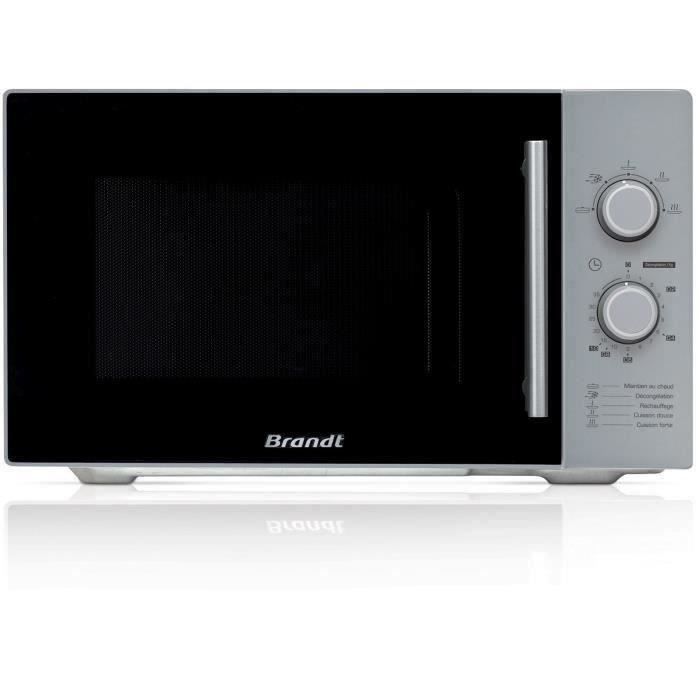 SHOT CASE - BRANDT SM 2602S Micro-ondes monofonction silver - 26 L - 900 W - Pose libre