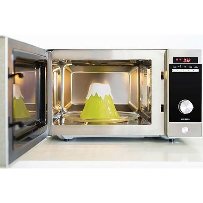 Volcan Nettoie Micro-Ondes - Cadeau Maestro Vert Et Blanc