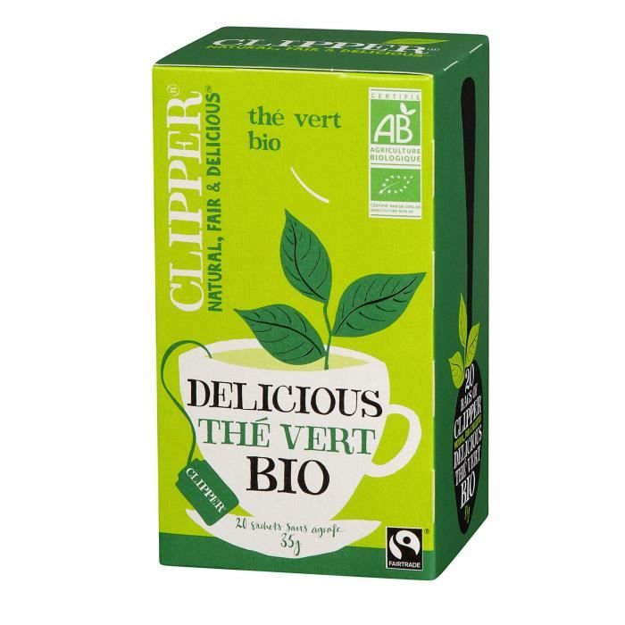 CLIPPER Thé Vert Bio 35g