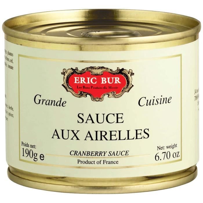 ERIC BUR Sauce aux Airelles 190g