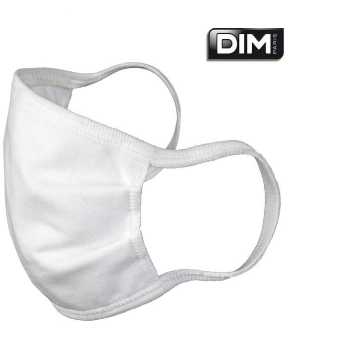 DIM Lot de 5 Masques UNS1 en Tissu Protection Visage Lavable 30 fois