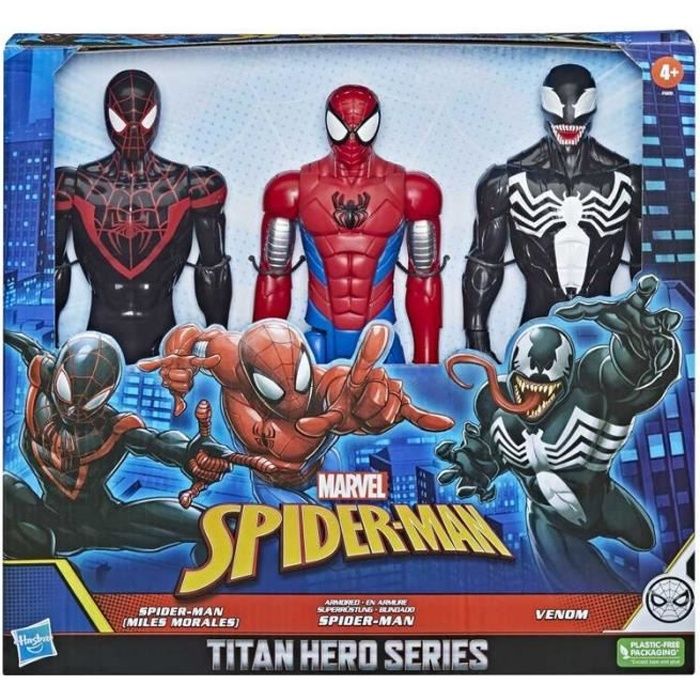 Pack 3 figurines Spiderman