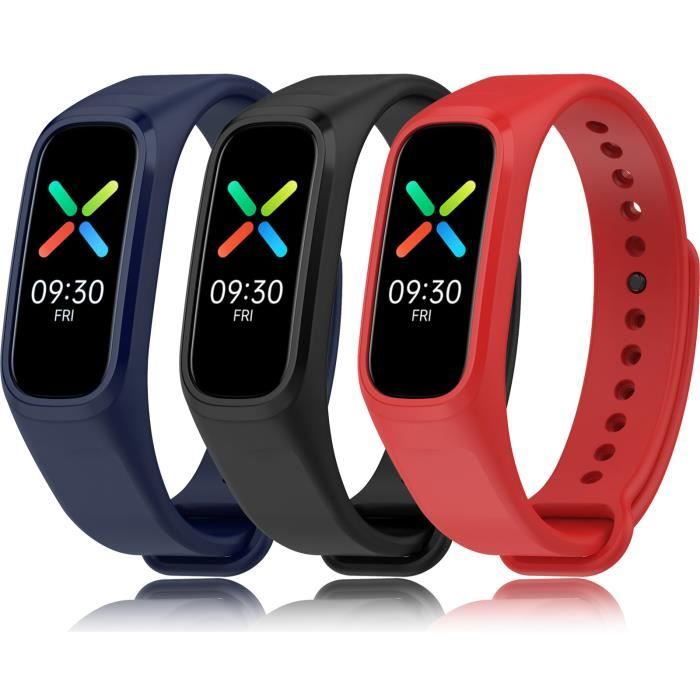 Bracelet Compatible Oppo Band Femme Homme Remplacement Silicone Bracelets Watch Accessoires pour Oppo Smart Band