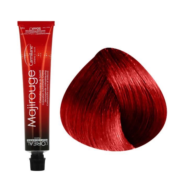 L'Oréal Professionnel Coloration rouge intense sans ammoniaque 5.60 : Châtain Clair Rouge Intense Sans ammoniaque, 50ml