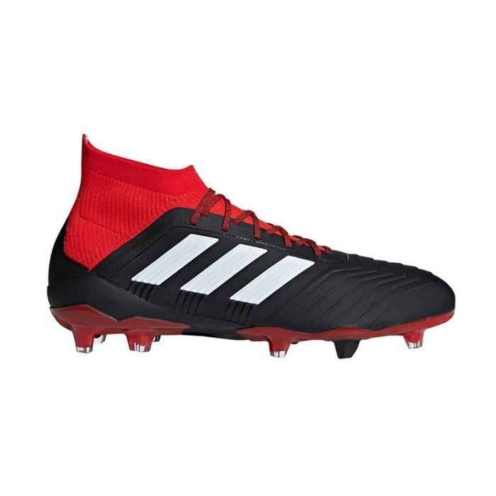 Predator 18.1 FG Football Boots - Adult - Black/White/Red