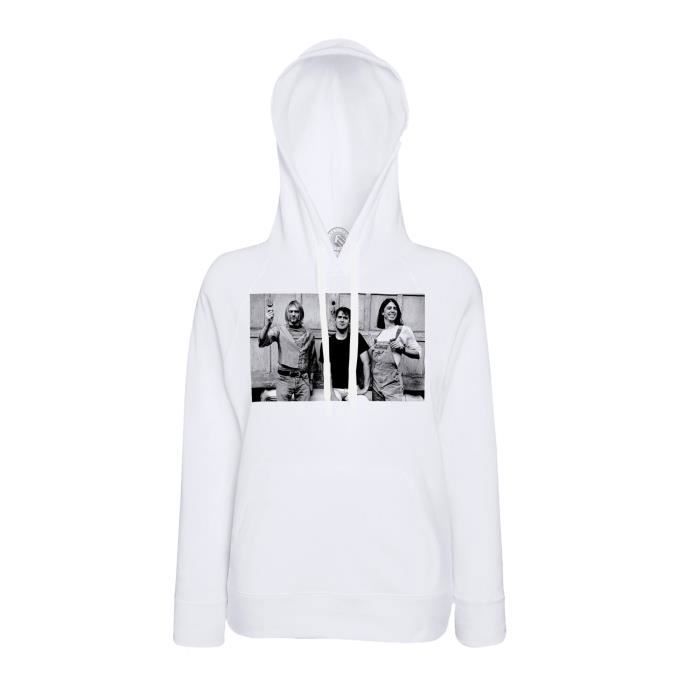 Sweat à Capuche Kurt Cobain Nirvana Rock Grunge Groupe Vintage Photo