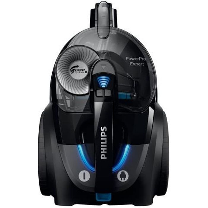 Philips PowerPro Expert FC9741 Aspirateur traineau sans sac noir profond