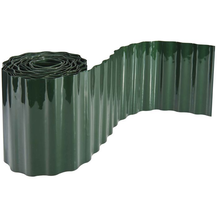 Bordure à gazon vert 9x0,2m