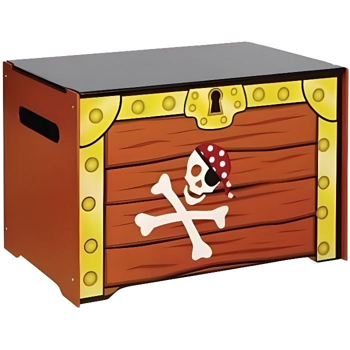 COFFRE DE RANGEMENT PIRATE THÈME AVENTURE ROOM …