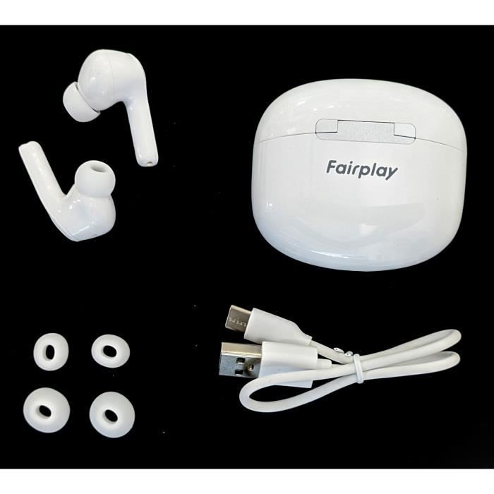 Ecouteurs Bluetooth sans fils TWS PRO avec ANC FAIRPLAY REGENT
