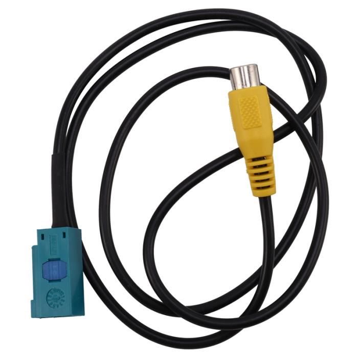 Adaptateur de Stationnement de Câble RCA pour Appareil Photo Inversé Fakra pour Mercedes Benz Ford