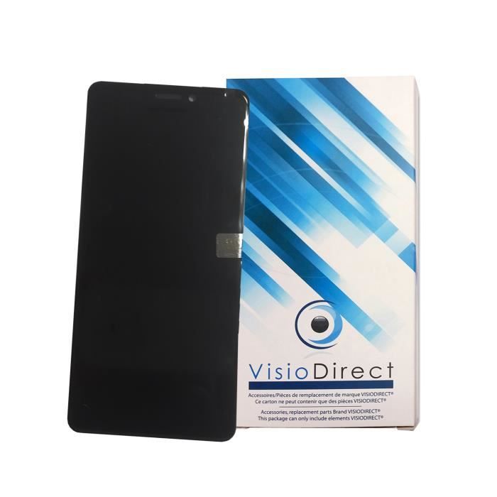 Ecran complet pour Wiko Jerry 3 5.45- noir téléphone portable vitre tactile + LCD -VISIODIRECT