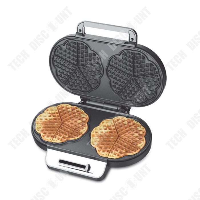 Gaufrier Professionnel MPM MGO-24 - Pour 2 Gaufres Belges épaisses - 1400W - Neuf