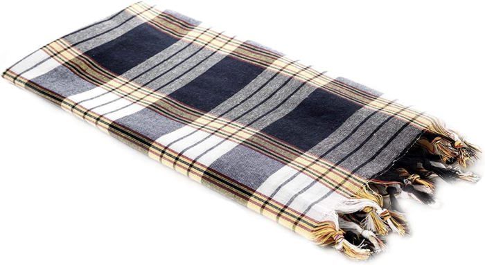 Serviette De Hammam ZOLLNER 90x170 Cm - 100% Coton, Ultra Absorbante Et Douce Pour La Plage, Sauna Ou Piscine