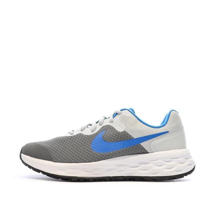 Nike Baskets - Nike - Revolution 6 - Gris/Bleu - Tige textile - Lacets