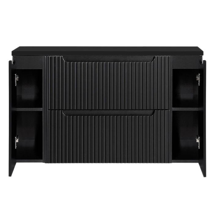 Meuble sous lavabo Newport 121 x 60 x 40 cm noir Meuble sous lavabo Newport 121 x 60 x 40 cm noir