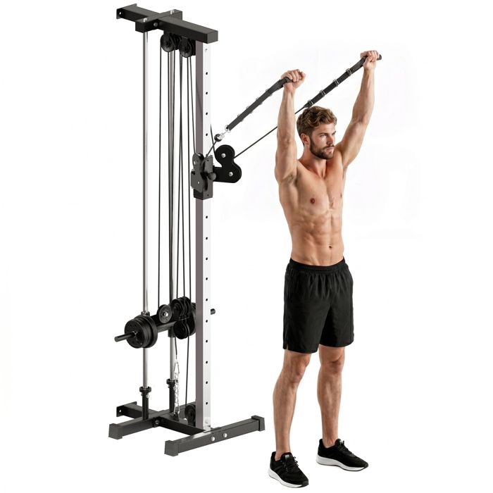 SERTT Système De Poulie Pour Fitness - Pivotante Avec Sangle Et Mousqueton - 1 Pièce