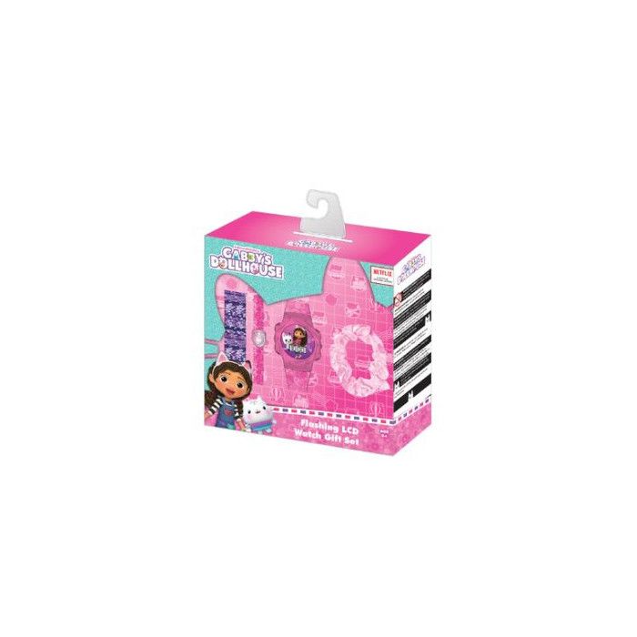 Montre et réveil éducatifs Accutime Coffret cadeau montre et bracelets Gabbys Dollhouse