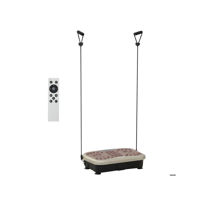 Plateforme Vibrante Fitness VAYOTOY - 120 Niveaux, Bluetooth, Capacité 200 Kg, Avec Bandes De Résistance - 9
