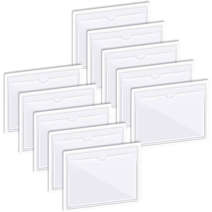 Lot De 10 Porte-Cartes Magnétiques Acrylique 130 Pt – Protection Cartes Sport, Baseball, Collection – 4,33 X 2,87 Cm