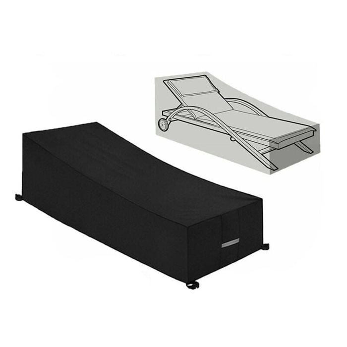 Housse de protection bain de soleil - YYV - Transat 200x75x40/80 cm - Oxford 210D - Imperméable - Anti-UV