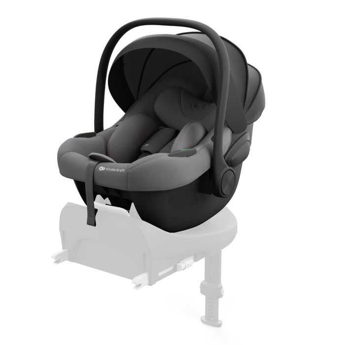 Siège-auto Kinderkraft I-LITE – 0-13 kg / 40-87 cm – ISOFIX – Rotation 90° ultra léger 32 kg – Gris