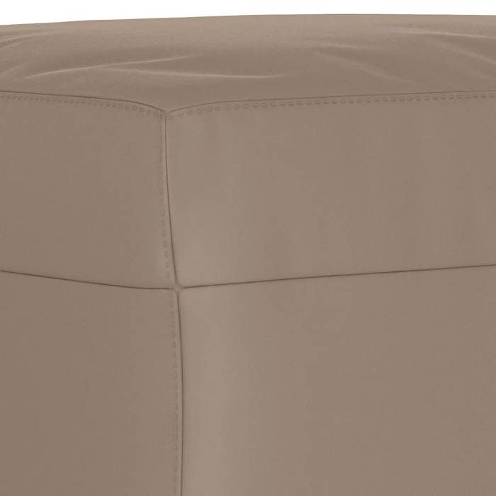 Black Friday Banc salon - JILL - Banquette/Coffre - Taupe 100x35x41 cm - Tissu microfibre BB255