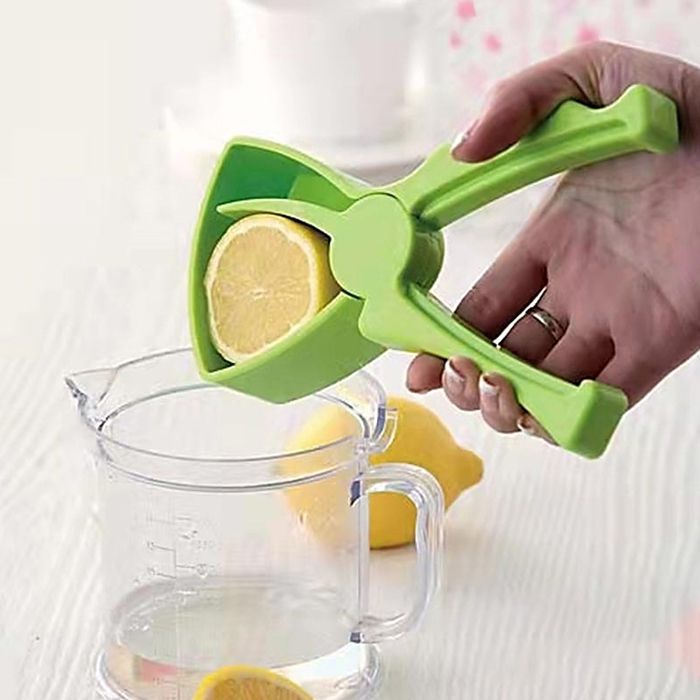 Extracteur de jus manuel - ULISEM - 19 cm - 5 cm dorange - Pour citron et orange - Facile à utiliser - Compact - Ulisem