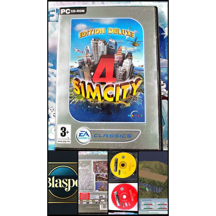 Simcity 4 Edition Deluxe PC Cd-Rom Fr Complet 2 Disques Jeu De Simulation Urbaine Ea Games