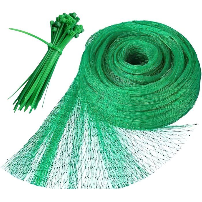 Filet anti-oiseaux 6 x 10 m/4 x 8 m filet anti-oiseaux en nylon sécurité pour chats protection contre les fruits plantes légumes
