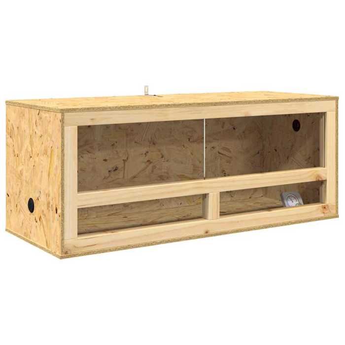 {Soldes d’été} - Marron - Terrarium Marron 100 x 40 x 40 cm OSB - Terrariums pour reptile et amphibiens EU773726112