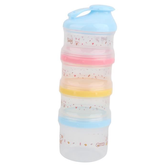 Boîte à Lait En Poudre Portable - Distributeur Avec Compartiment Cuillère, Forme Vache Mignonne, Idéale Voyages