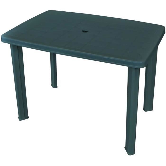 Table de Jardin Vert 101 x 68 x 72 cm Plastique[587]