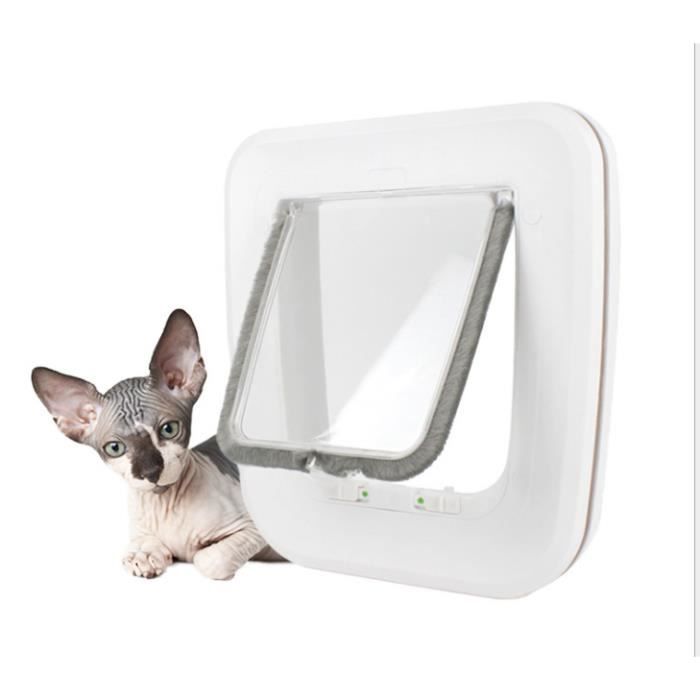 Chatiere Pour Chien Chat Avec Aimant Pour Installation Sur Fenetre Mur Et Porte Metallique Blanc Achat Vente Chatiere Trappe Chatiere Pour Chien Chat Cdiscount