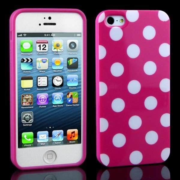 Coque Claire's Pour IPhone 5 - Métallisé Rose Fuscia - Cristal Bling