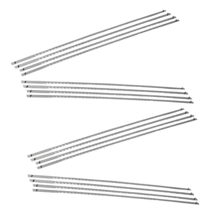 Lot De 36 Lames De Scie à Chantourner 127 Mm En Acier Au Avec Broche 15/18/24 Dents Lames De Scie à Coupe Fine Standard