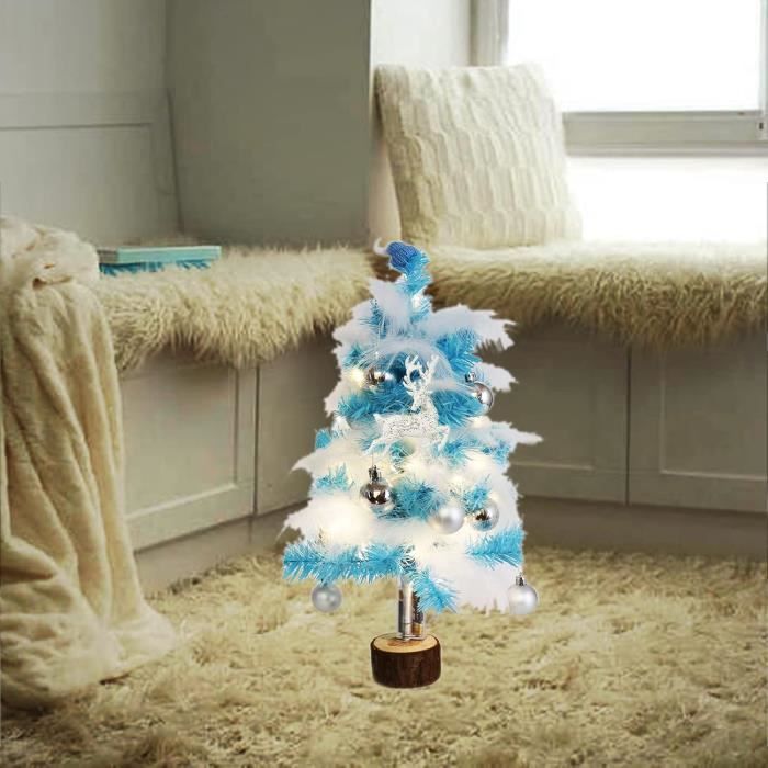Lot De 40 Mini Sapins De Noël Artificiels - 5 Tailles De 4,5 à 12,5 Cm - Décoration Table, Calendrier De L'Avent, DIY