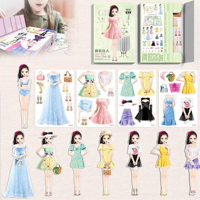 Magnetic Princess Dress Up Paper Doll New Magnetic Princess Dress Up Paper Doll Fun Magnetic Dress Up Travel Toy