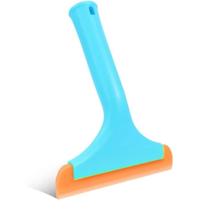 Balai En Caoutchouc De Silicone Avec Raclette Et Rasoir Anti