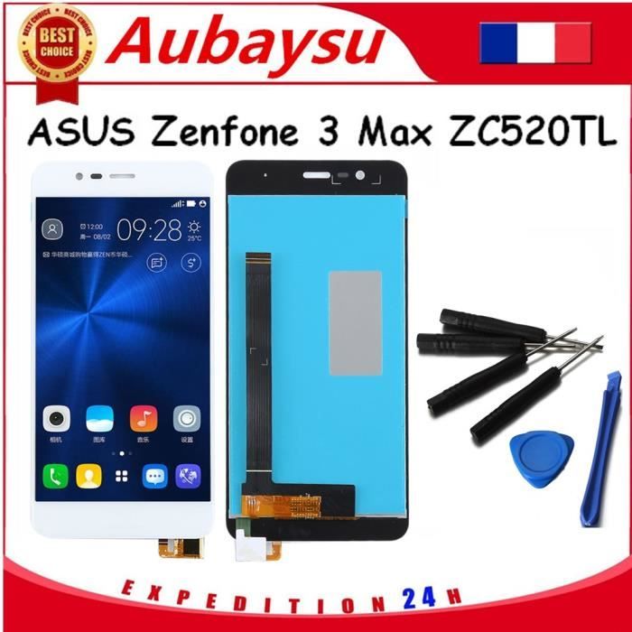 VITRE TACTILE + ECRAN LCD POUR ASUS ZENFONE 3 ZE552KL Z012DE 5.5 BLANC OUTILS