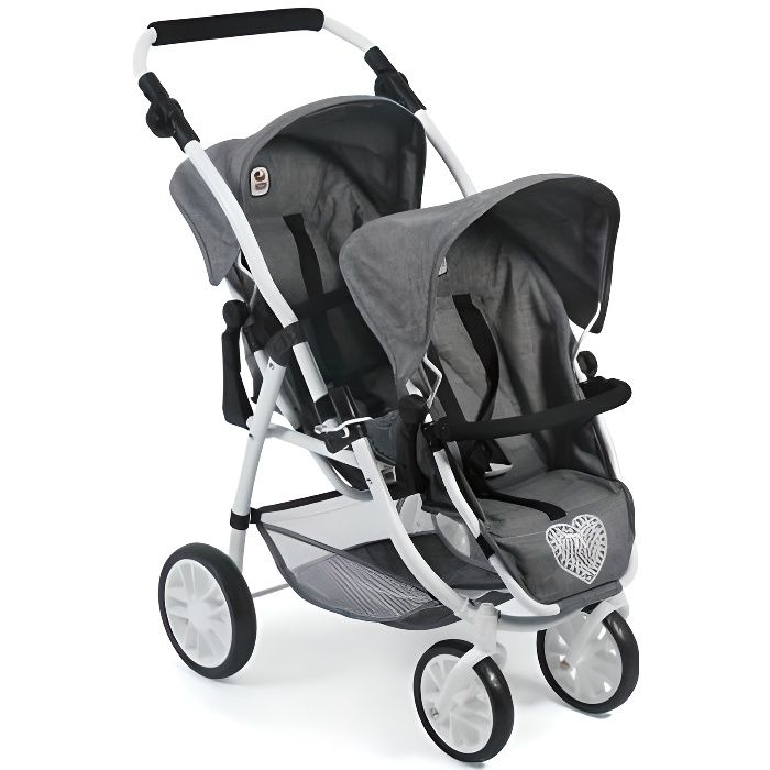 Poussette double pour bébé – Poussette jumeaux pour bébé et