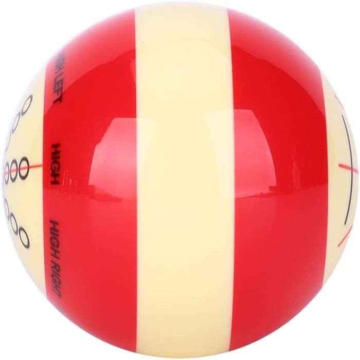 Boule De Billard Blanche Standard – 52,5 Mm En Résine Haute Qualité, Parfaite Pour L'Entraînement Et Les Parties