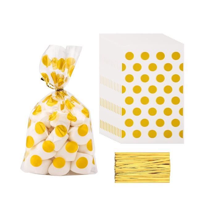 Cadeaux Sachets Transparents 100 Pcs Sacs En Cellophane