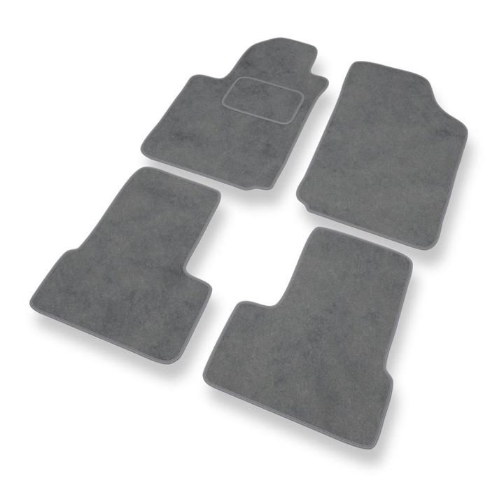 Set De 3 Tapis De Sol Velours Noir Pour Citroën Jumpy III (2018+) - Neufs, épais 1400g/m², Garantie 2 Ans