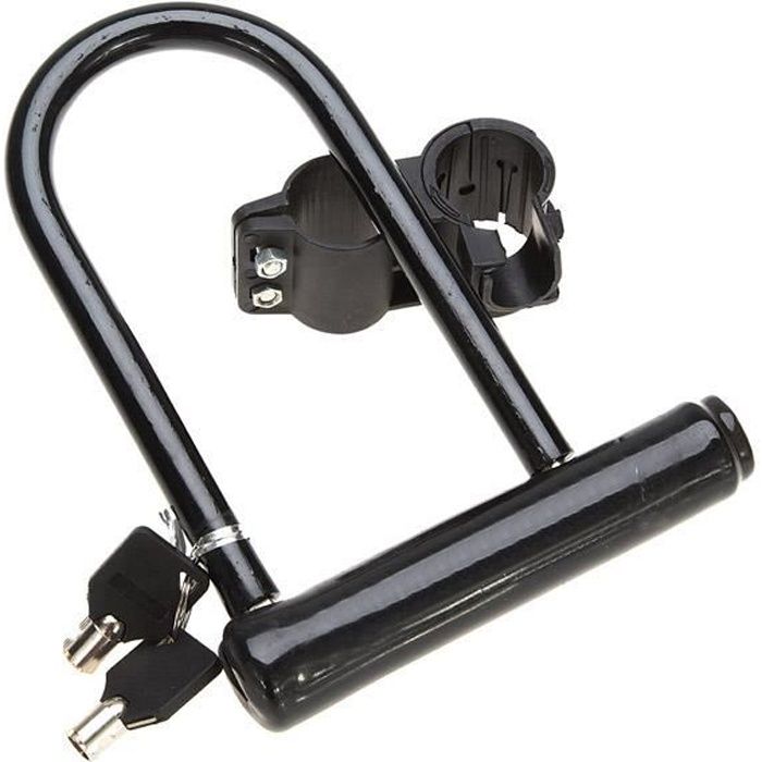 U Serrure Antivol Vélo Moto Sécurité Cadenas Support Acier Scooter