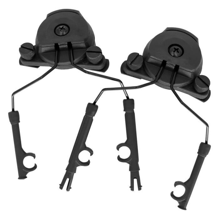 Support De Rail Tactique Décalé 45° Avec Montage QD - Compatible MLOK/Keymod, Pour Lampe M300/M600 (Noir)