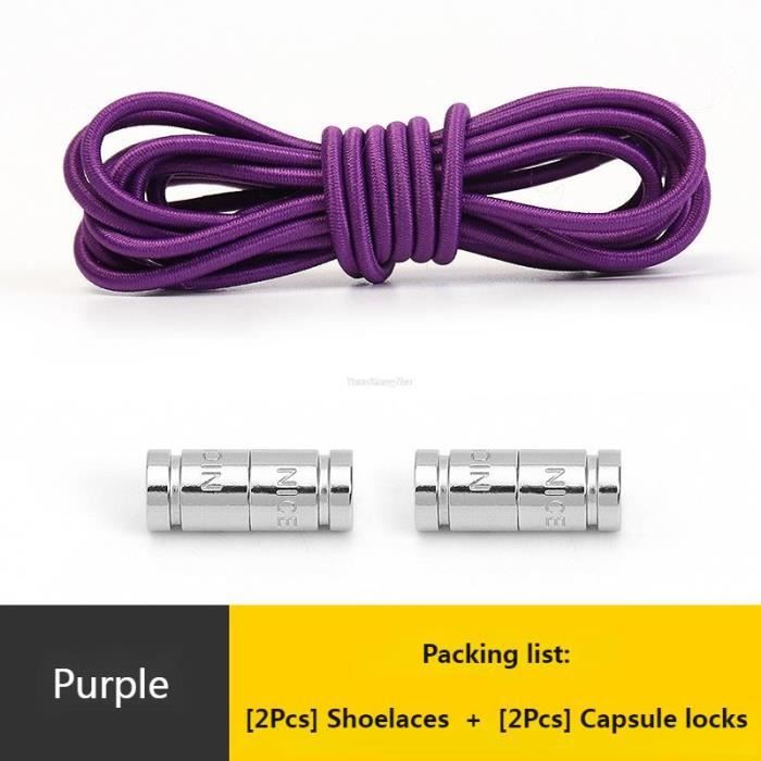 Biped LACES 2 Paires De Lacets élastiques Avec Capsule
